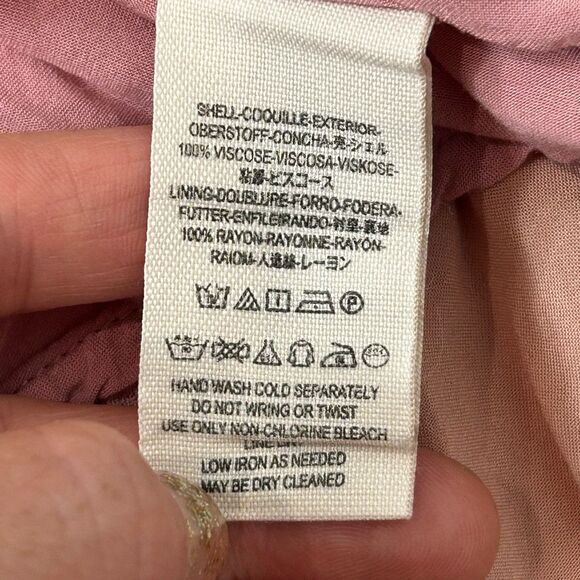 Free People Mini Dress Medium Pink Sleeveless Floral Faded Bloom Sleeveless M - Picture 14 of 16